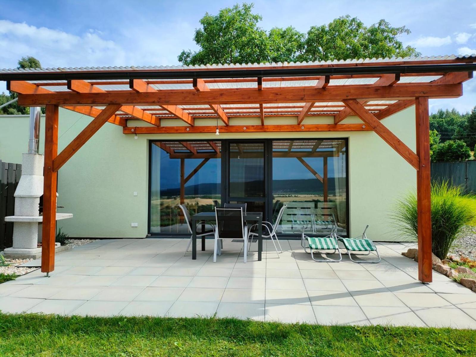 הוילה Příbram Panorama House Brdy מראה חיצוני תמונה